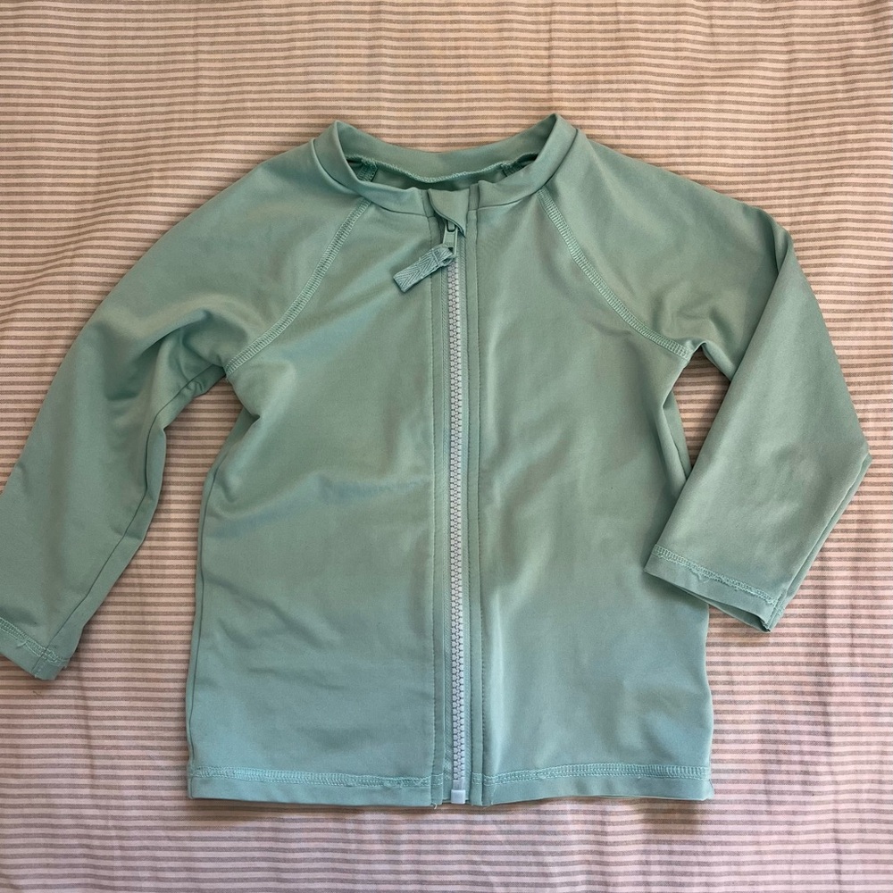 Cat & Jack toddler full zip rashguard 2T